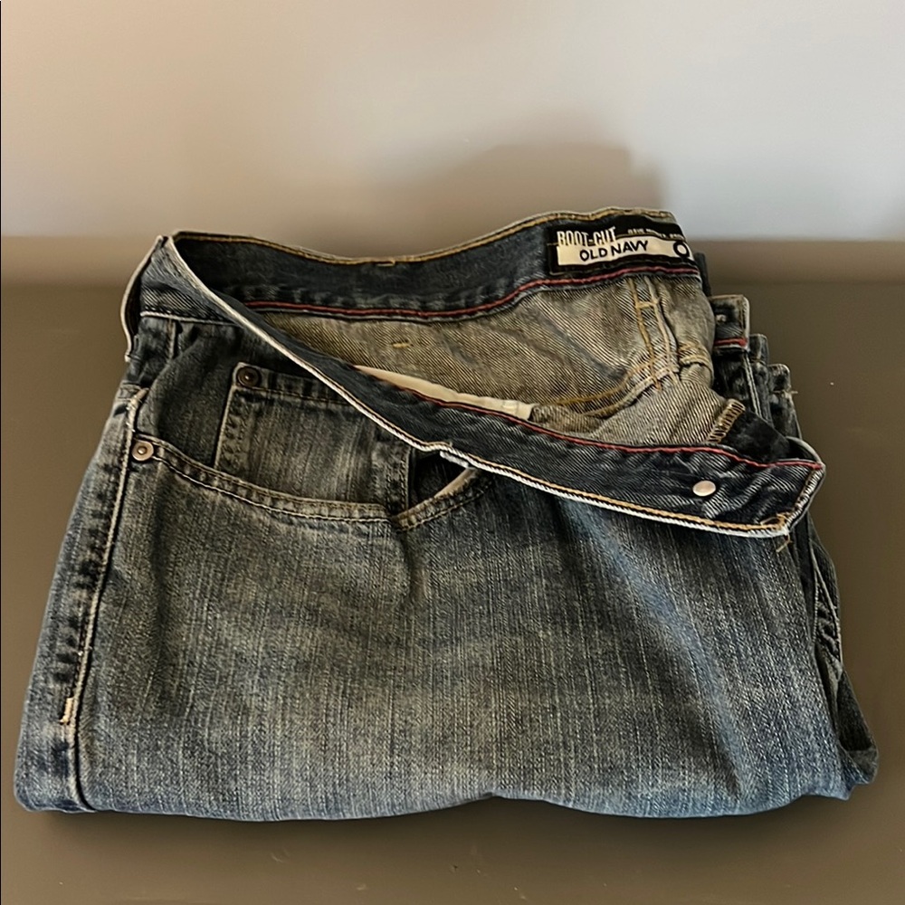 Old Navy Men's Blue Jeans Boot Cut 38 x 32
